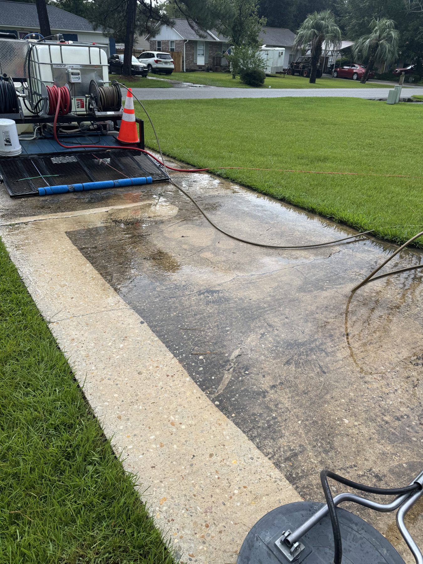 Surface Cleaner in Action — TruShine Pressure Washing Carolina Forest