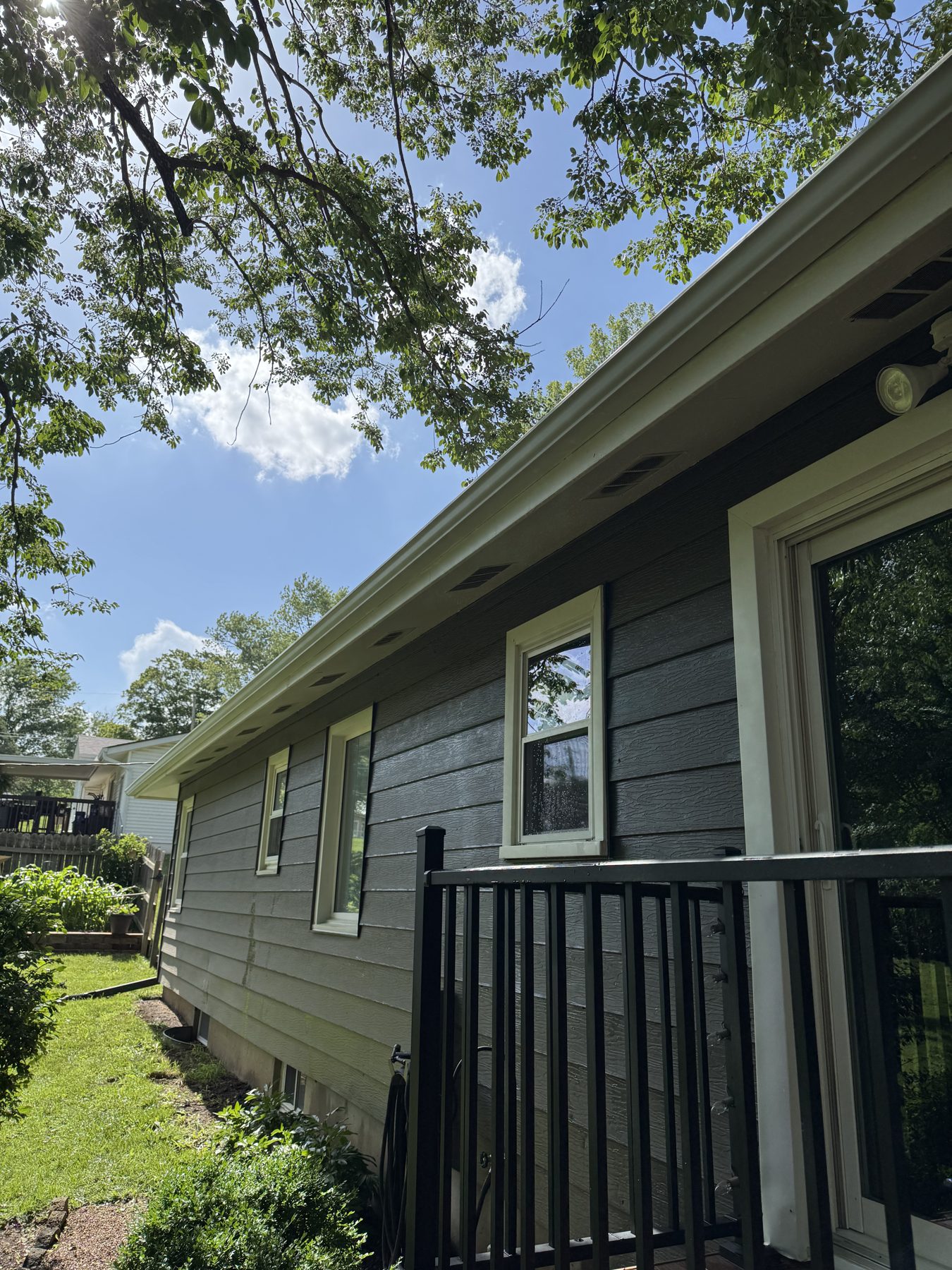 Brightened Gutters & Siding — TruShine Pressure Washing Surfside Beach